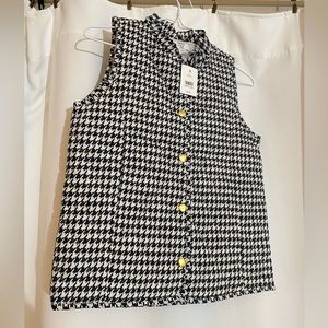 Crown & Ivy Quilted Girls Vest Size Large NWT